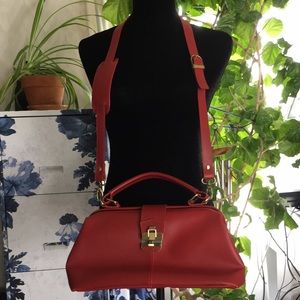 Burgundy Ameri leather bag